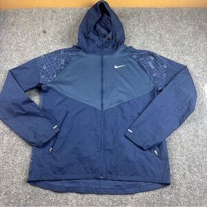 NIKE Run Mens Navy Blue Division Miler Running Jacket Size: Small